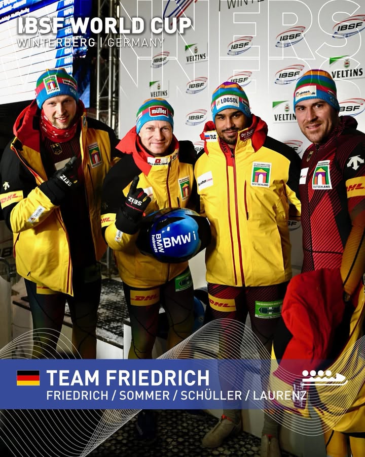 IBSF World Cup 4-Man #Bobsleigh race #100 - win #37! 🤩